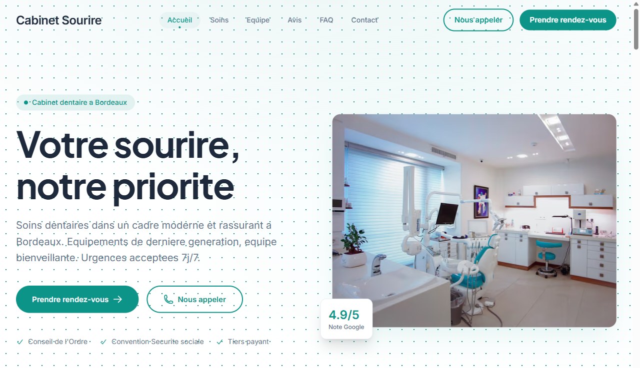 Site Cabinet Sourire